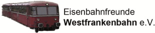 Logo der Eisenbahnfreunde Westfrankenbahn e.V.